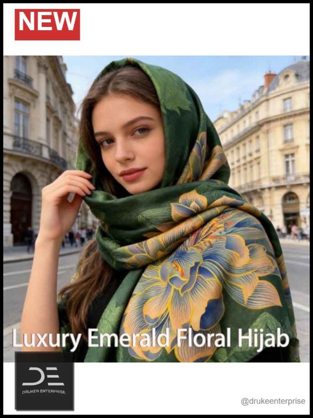 Silk Feeling Polyester Large Shawl Scarf Lightweight Wrap - Picture 2 of 6